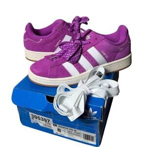 Adidas Campus 00s Womens 8 Pink Extra Laces w/ Box Balletcore Coquette Soft Girl